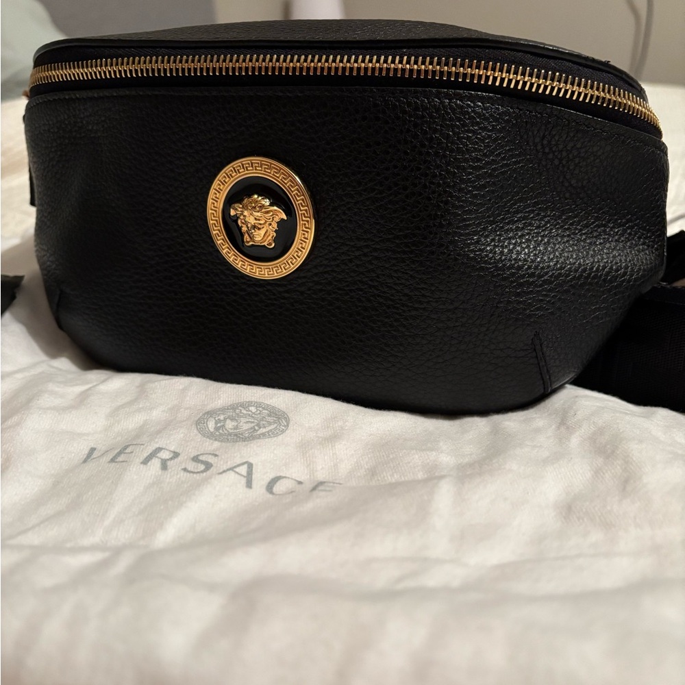 Versace Calf Leather Belt Bag